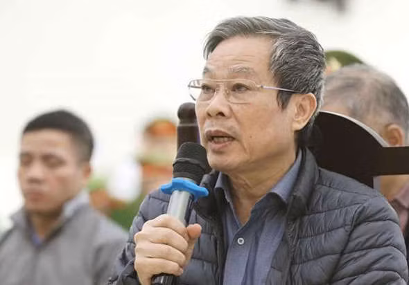 Cựu bộ trưởng Thông tin và Truyền thông Nguyễn Bắc Son bị VKS đề nghị hình phạt tử hình do nhận hối lộ 3 triệu USD. Ảnh: TTXVN
