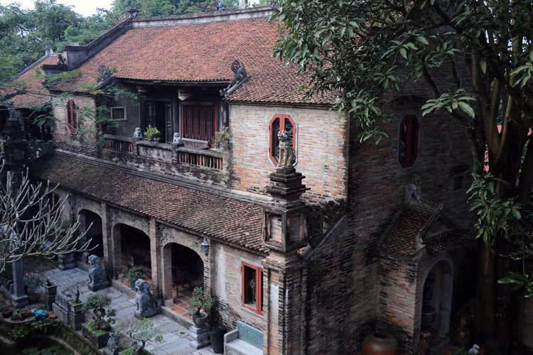 Một hạng mục trong Việt Phủ Thành Chương. Ảnh: Võ Hải.