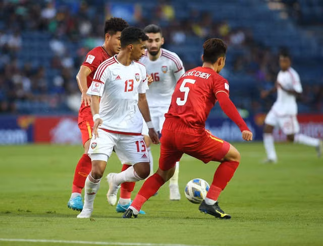 U23 Việt Nam 0-0 U23 UAE (Hết hiệp 1): Thế trận căng thẳng - 3