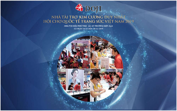 Qua 8 năm liên tiếp thành công ở các mùa VIJF trước, DOJI hứa hẹn tiếp tục mang đến những bất ngờ cho các tín đồ trang sức TPHCM với các gian hàng độc đáo, ưu đãi khủng, quà tặng hấp dẫn tại VIJF 2019.