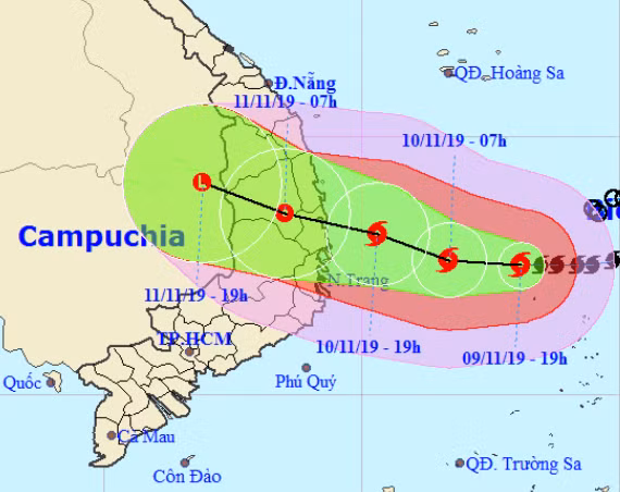 Dự báo thời tiết 10/11, nín thở đợi bão số 6, hơn 24.000 quân ứng trực