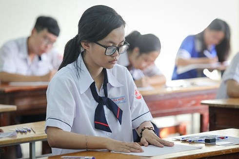 Thí sinh dự thi THPT quốc gia năm 2019 tại TPHCM. Ảnh: Thành Nguyễn