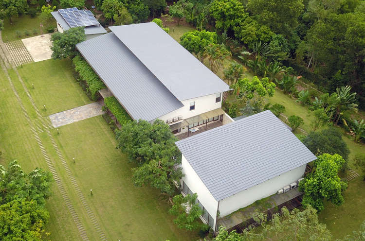 Nhà ca sỹ Mỹ Linh tại xã Minh Phú, Sóc Sơn. Ảnh: Gia Chính.