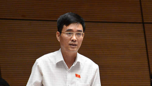 Đại biểu Hoàng Quang Hàm. Ảnh: Cổng Thông tin Quốc hội