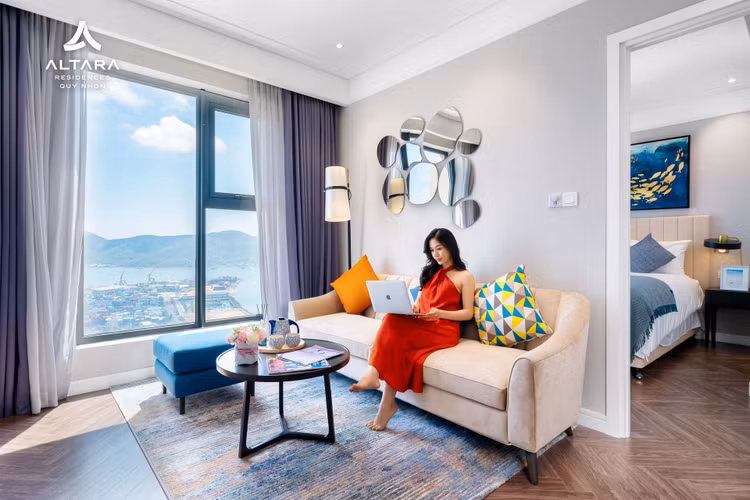 100% căn hộ được thiết kế cửa kính tấm lớn tối đa tầm view.