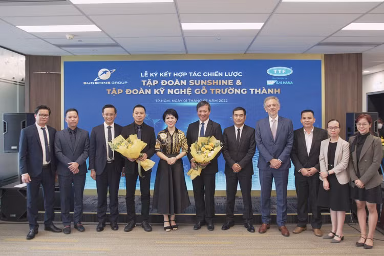 ‏Lễ Ký kết hợp tác chiến lược giữa Sunshine Group và TTF Group thành công tốt đẹp.