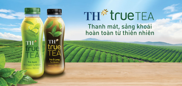 Thanh mát ngày hè cùng TH true TEA hoàn toàn từ thiên nhiên.