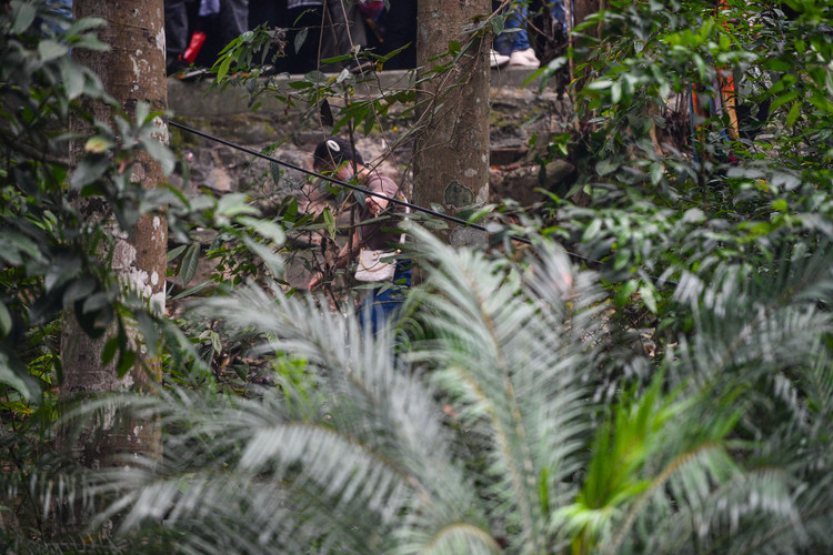 Treo rao len den Hung, truot tuong 