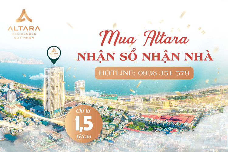 Altara Residences Quy Nhơn đảm bảo quyền lợi cho khách hàng bằng sổ hồng trao tay.