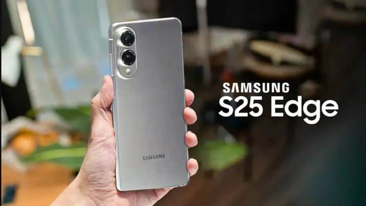 Ro ri video tren tay Galaxy S25 Edge sieu mong, lo cau hinh khung