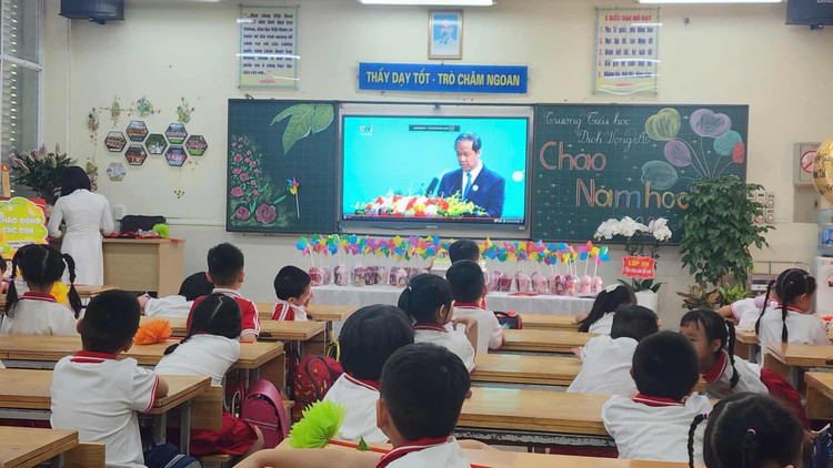 Trường Tiểu học Dịch Vọng A. Ảnh Thiên Tuấn