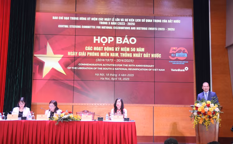 Chi tiet hoat dong trong diem ky niem 50 nam Giai phong mien Nam, thong nhat dat nuoc