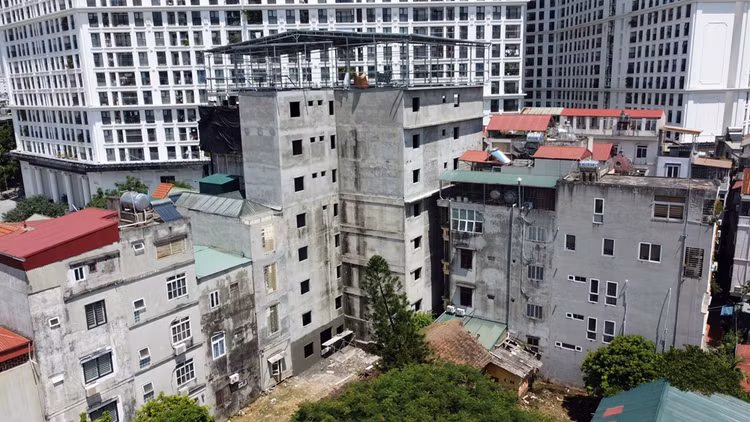 Ha Noi: Loat cong trinh coi noi, co dau hieu vi pham TTXD o My Dinh 1-Hinh-7