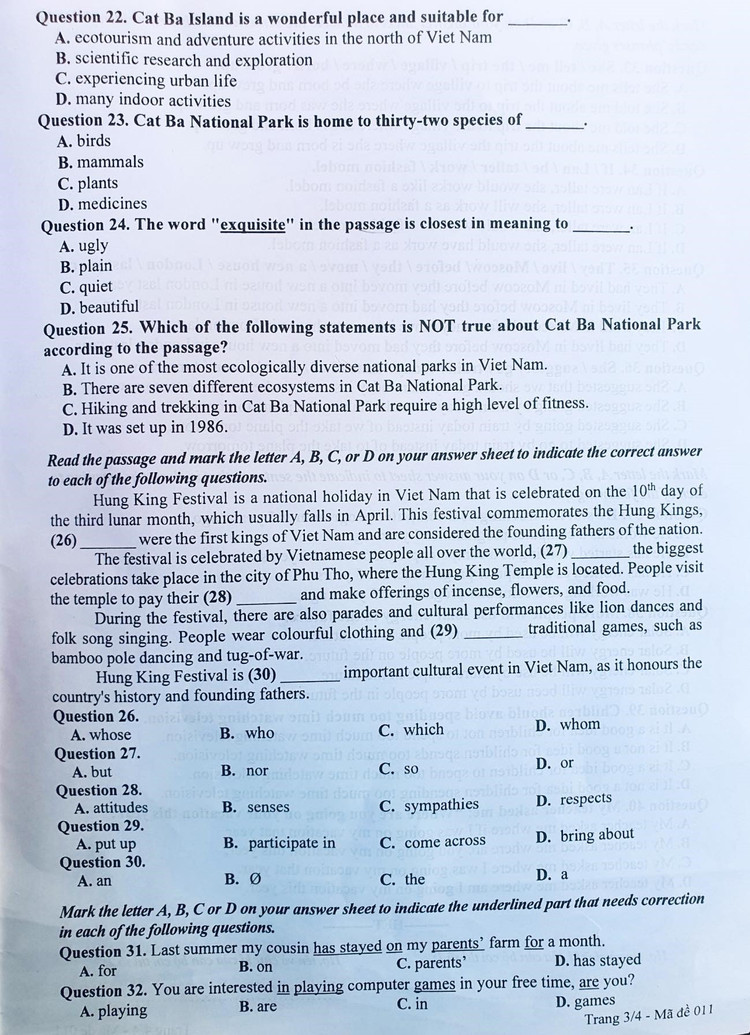 Goi y dap an mon Tieng Anh thi vao lop 10 cua Ha Noi-Hinh-6