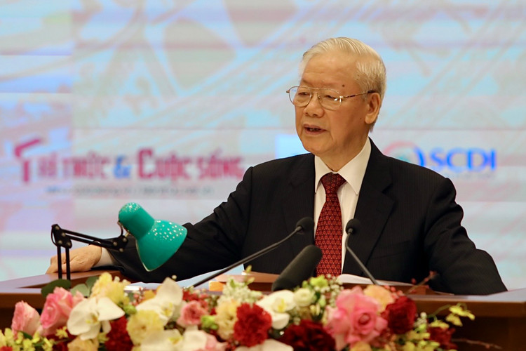 Tong Bi thu Nguyen Phu Trong: Mong doi ngu tri thuc xung dang la nguyen khi cua quoc gia