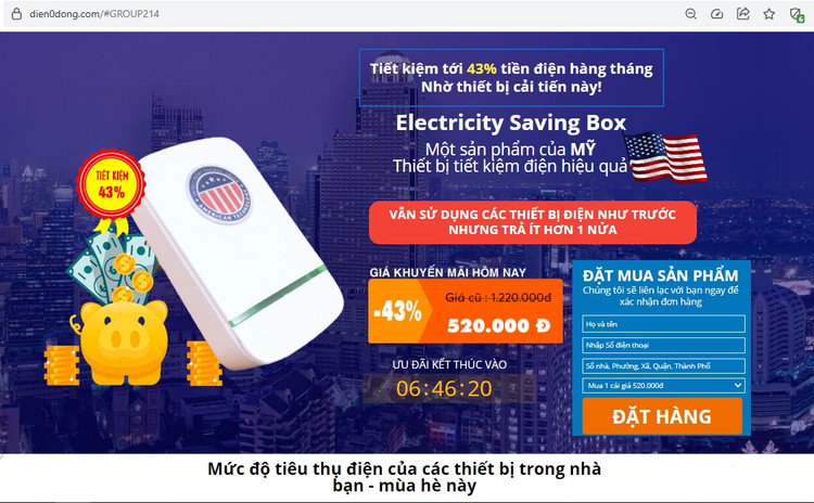 Tang gia dien, thiet bi tiet kiem dien lai nhon nhip: Can than bi lua-Hinh-3