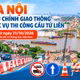 [INFOGRAPHIC] Hà Nội phân luồng giao thông phục vụ thi công cầu Tứ Liên
