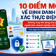 [INFOGRAPHIC] LOẠT ĐIỂM MỚI VỀ ĐỊNH DANH VÀ XÁC THỰC ĐIỆN TỬ