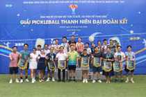 Giải pickleball Đoàn TNCS Hồ Chí Minh - Mặt trận Tổ quốc Việt Nam hấp dẫn