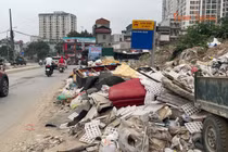Chậm tiến độ dự án đường Nguyễn Cảnh Dị gây ô nhiễm và mất an toàn