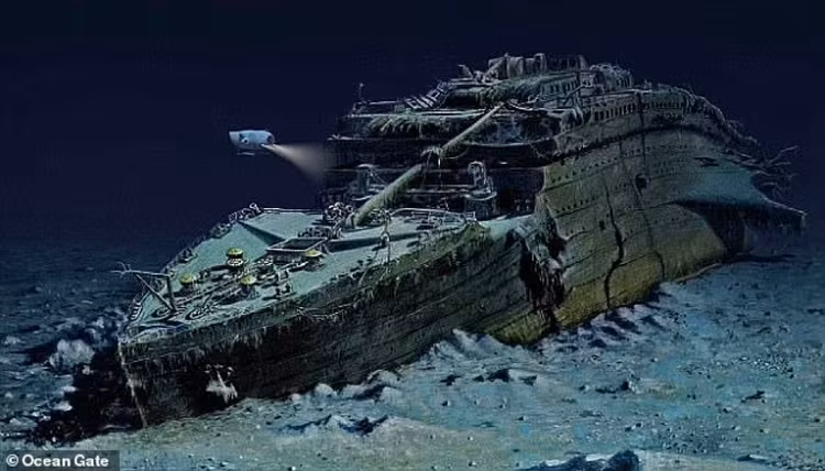 Xác tàu Titanic đã mục nát nghiêm trọng. Ảnh: Ocean Gate