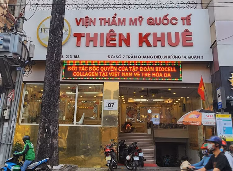 Viện thẩm mỹ Quốc tế Thiên Khuê và Viện thẩm mỹ Quốc tế TK Korea có cùng địa chỉ hoạt động, số điện thoại