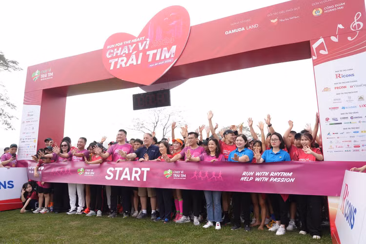 Giải “Chạy Vì Trái Tim 2024” chính thức khởi động Giải “Chạy Vì Trái Tim 2024” chính thức khởi động