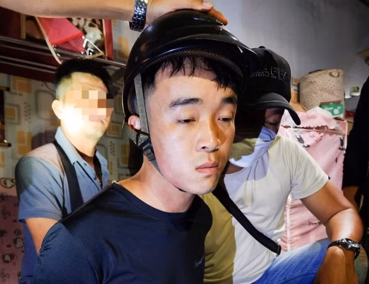 Nghi phạm Lê Phú Cao bị bắt tại một phòng trọ ở quận Liên Chiểu, TP Đà Nẵng