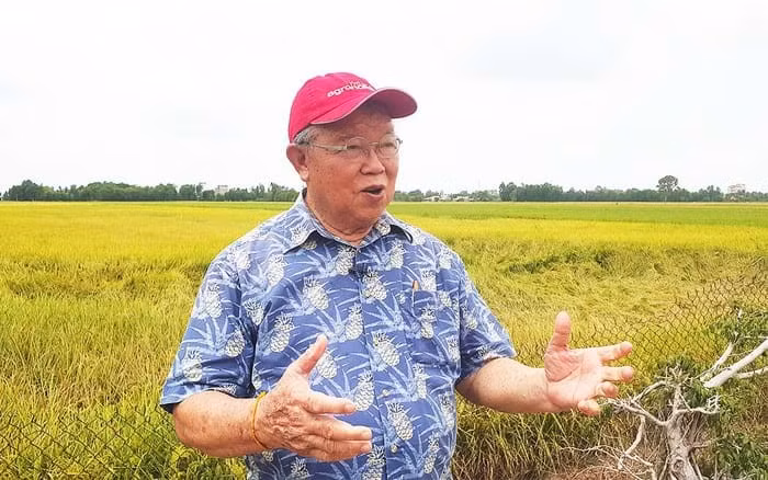 GS.TS Võ Tòng Xuân - người trọn đời gắn bó với nhà nông. Ảnh: Huỳnh Xây/Dân Việt.