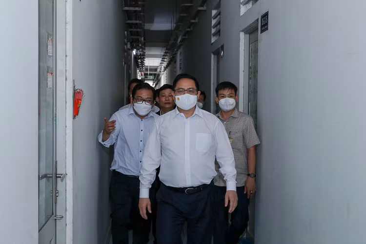 Thủ tướng trực tiếp kiểm tra cơ sở hạ tầng nahf ở xã hội Becamex tại phường Định Hòa, TP. Thủ Dầu Một Thủ tướng trực tiếp kiểm tra cơ sở hạ tầng nahf ở xã hội Becamex tại phường Định Hòa, TP. Thủ Dầu Một
