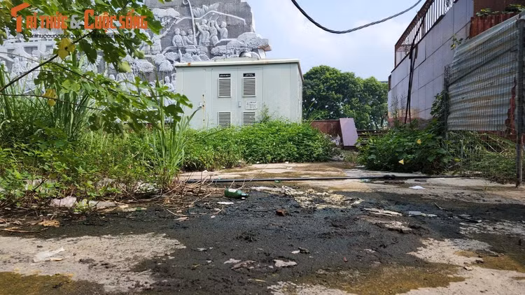 Cảnh nhếch nhác, bẩn thỉu và hôi thối bởi rác thải ở phía sau bức phù điêu và chân cột cờ khiến người dân ngán ngẩm và đặt lo ngại về sự lãng phí của chính quyền địa phương.