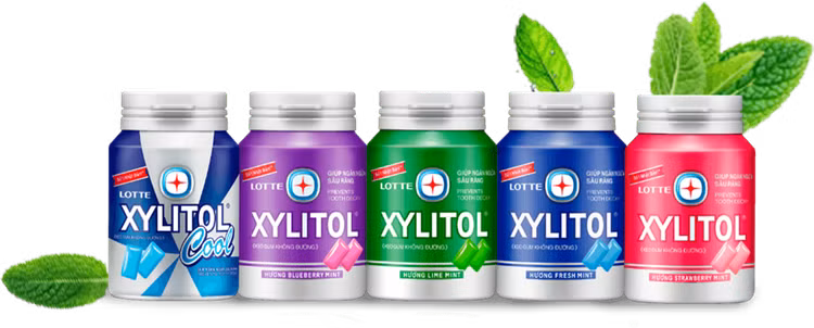 LOTTE XYLITOL – Thương hiệu hàng đầu trong nghiên cứu và phát triển các sản phẩm kẹo cao su chứa Xylitol giúp ngăn ngừa sâu răng hiệu quả