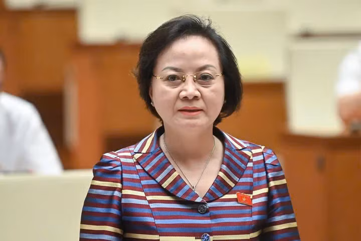Bộ trưởng Nội vụ Phạm Thị Thanh Trà. Ảnh: quochoi.vn