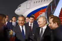 Hình ảnh lễ đón Tổng thống Nga Putin thăm Trung Quốc