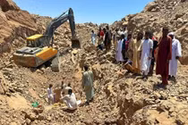 Sập mỏ vàng ở Sudan, gần 70 người tử vong