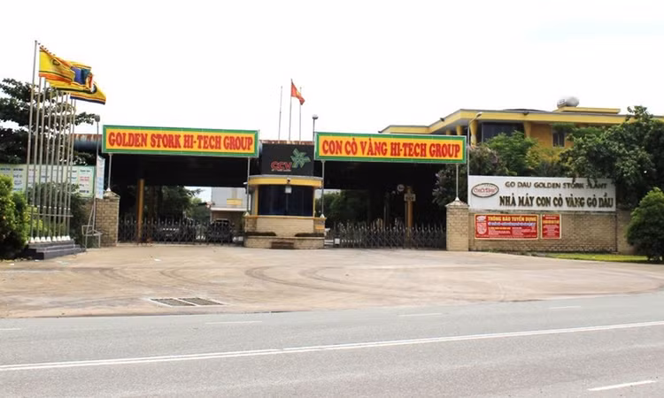 Nhà máy sản xuất I của Công ty TNHH Con Cò Vàng tại KCN Gò Dầu, huyện Long Thành, tỉnh Đồng Nai. Ảnh Môi trường và Cuộc sống