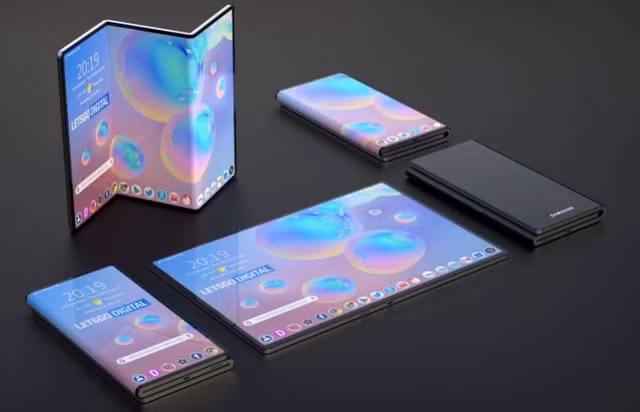 TCL giới thiệu Smartphone gập ba đầu tiên trên thế giới. Ảnh VnMedia