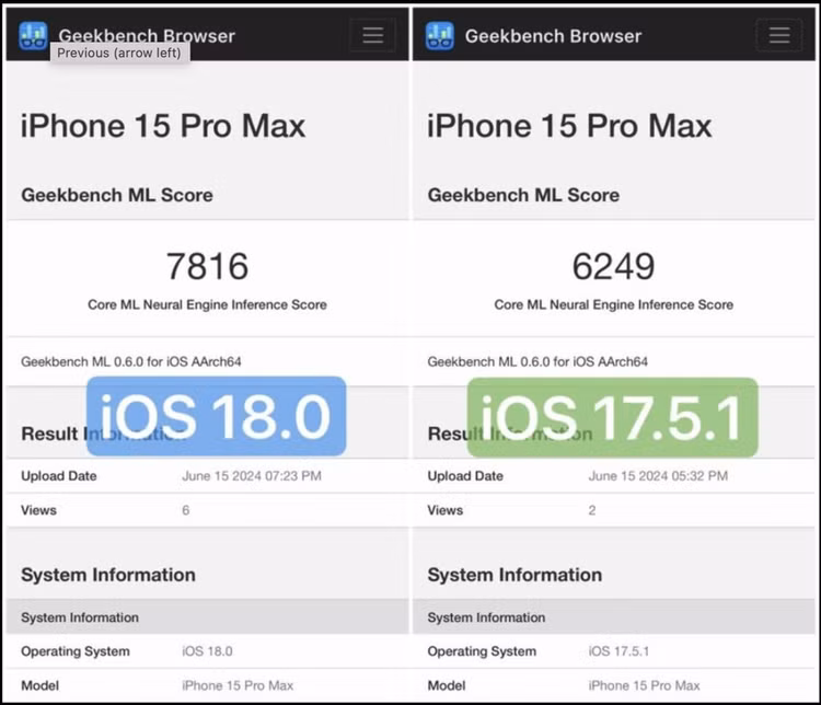 iOS 18 đã giúp hiệu năng iPhone 15 Pro Max “lột xác”? ảnh 1 iOS 18 đã giúp hiệu năng iPhone 15 Pro Max “lột xác”? ảnh 1