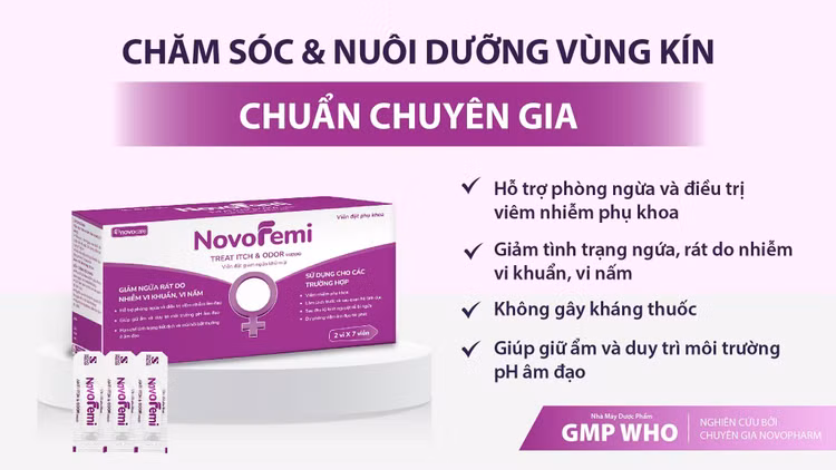 Sản phẩm Novofemi Treat Itch & Odor Sản phẩm Novofemi Treat Itch & Odor