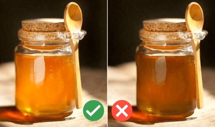 Nếu mật ong chuyển sang màu sẫm, không nên dùng nữa. Ảnh Nuôi ong