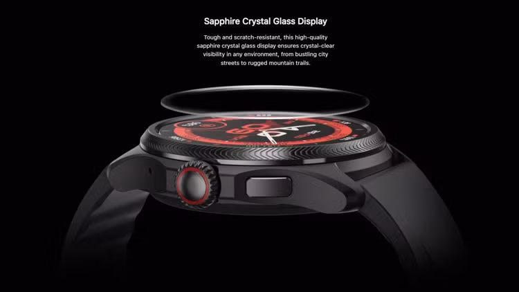 TicWatch Pro 5 Enduro: Đối thủ của Galaxy Watch6 Classic trình làng. Ảnh Tech TicWatch Pro 5 Enduro: Đối thủ của Galaxy Watch6 Classic trình làng. Ảnh Tech