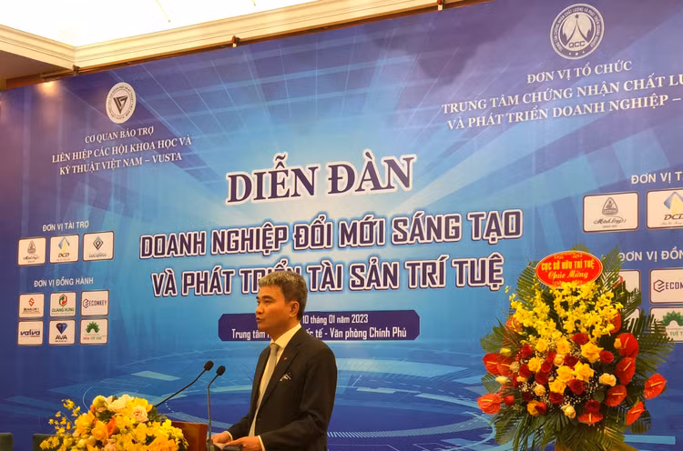 Ông Đinh Hữu Phí – Cục trưởng Cục sở hữu trí tuệ - Bộ Khoa học và Công nghệ