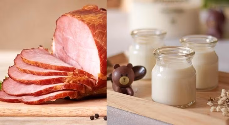 Khi sữa chua và thịt kết hợp với nhau sẽ tạo ra những hợp chất nitrosamines và carcinogen, chính là những chất gây ung thư. Ảnh minh họa Khi sữa chua và thịt kết hợp với nhau sẽ tạo ra những hợp chất nitrosamines và carcinogen, chính là những chất gây ung thư. Ảnh minh họa