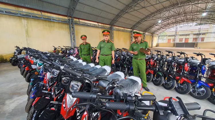 110 chiếc xe đạp điện, xe máy điện không có hóa đơn, chứng từ chứng minh nguồn gốc, xuất xứ.