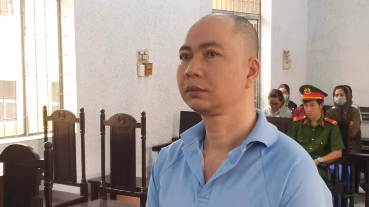 Bị cáo Hoàng Ngọc Nhân tại phiên tòa. Bị cáo Hoàng Ngọc Nhân tại phiên tòa.