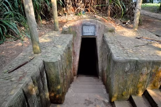 Địa đạo Long Phước (thành phố Bà Rịa). Ảnh dulichkhatvongviet