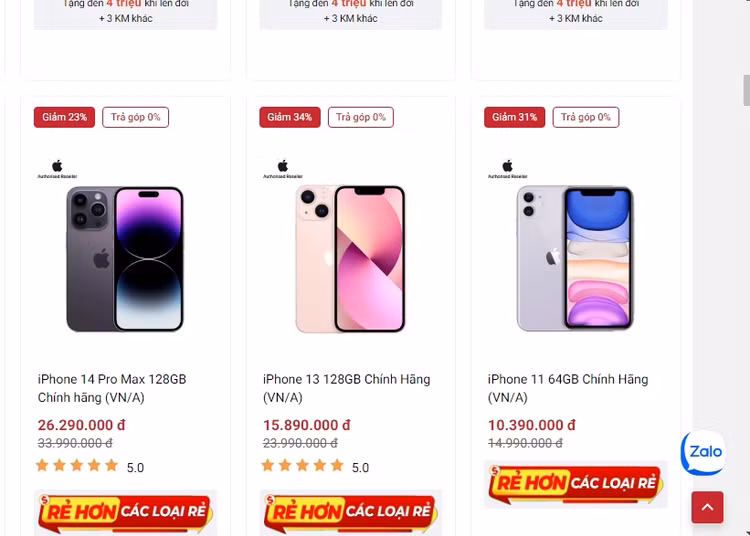 iPhone 15 len ke, iPhone cu giam gia the nao?