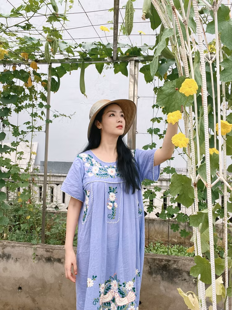 Vuon cay trai triu qua trong biet thu nhu lau dai cua Giang My-Hinh-2