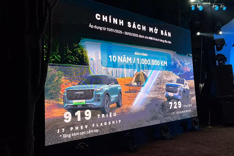 Jaecoo J7 của Nguyễn Xuân Son chốt giá từ 729 triệu tại Việt Nam - Hình 2 Jaecoo J7 cua Nguyen Xuan Son chot gia tu 729 trieu tai Viet Nam-Hinh-2