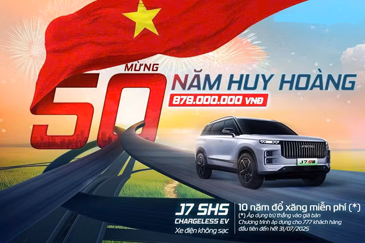Jaecoo J7 PHEV "xe điện không sạc" tại Việt Nam chỉ 879 triệu Jaecoo J7 PHEV